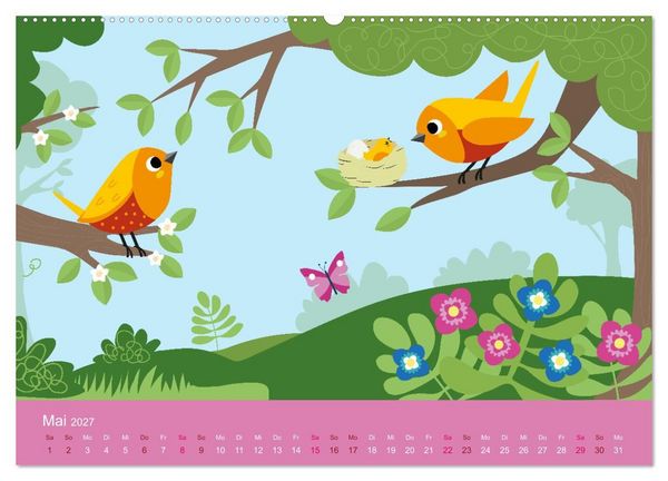Produktbild: S&uuml;&szlig;e Tierkinder (Wandkalender 2027 DIN A2 quer), CALVENDO Monatskalender