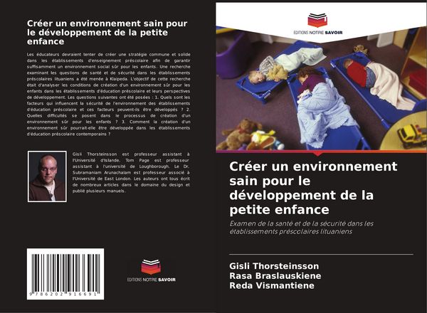 Produktbild: Cr&eacute;er un environnement sain pour le d&eacute;veloppement de la petite enfance
