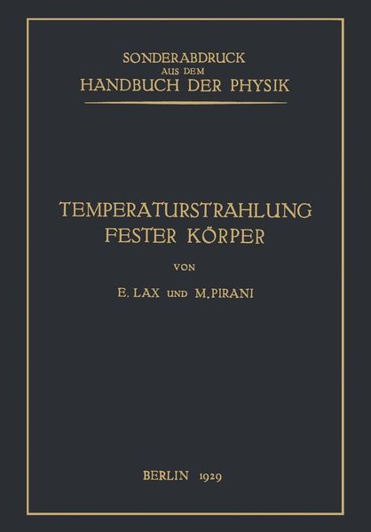 Produktbild: Temperaturstrahlung fester K&ouml;rper
