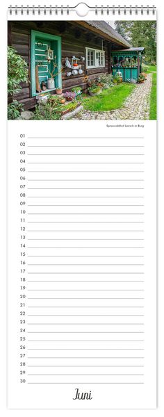 Produktbild: Kalender Geburtstagskalender Spreewald