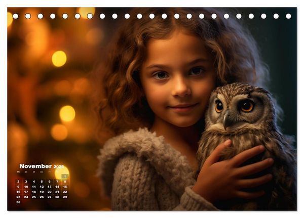 Produktbild: Kleine Herzen, Gro&szlig;e Liebe: Ein Jahr voller Freude und Entz&uuml;cken (Tischkalender 2026 DIN A5 quer), CALVENDO Monatskalender