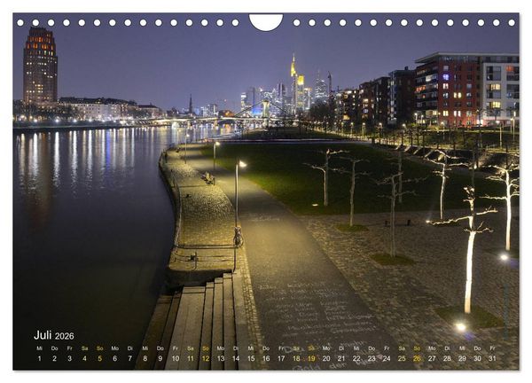 Produktbild: Faszinierendes Frankfurt - Impressionen aus der Mainmetropole (Wandkalender 2026 DIN A4 quer), CALVENDO Monatskalender