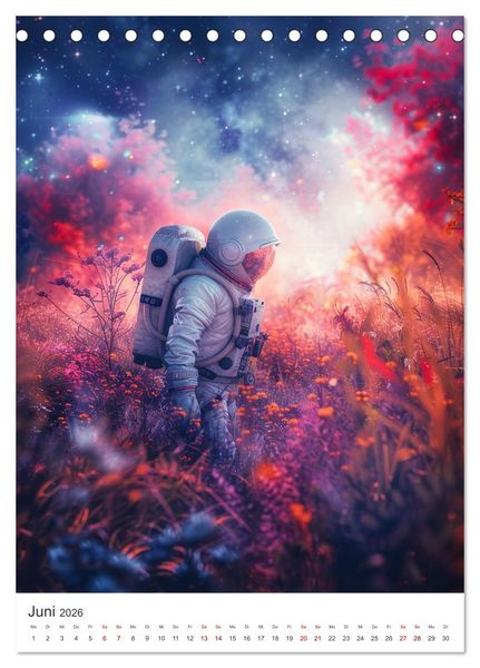 Produktbild: Explorer - Die Entdeckung des Alls (Tischkalender 2026 DIN A5 hoch), CALVENDO Monatskalender