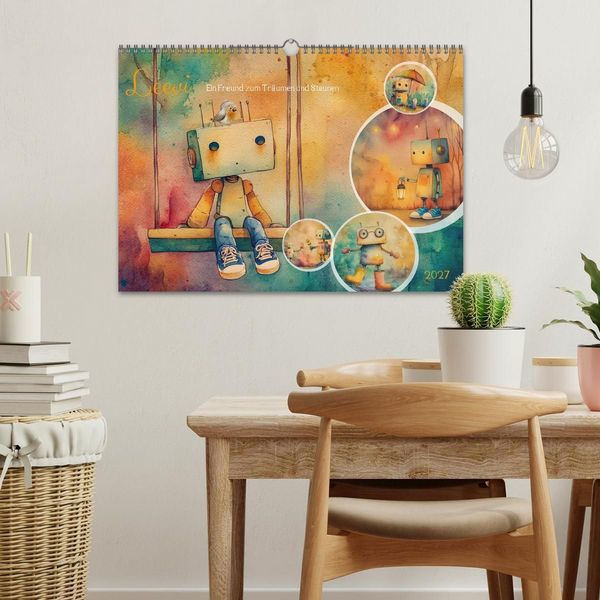 Produktbild: Leevi - Ein Freund zum Tr&auml;umen und Staunen (Wandkalender 2027 DIN A3 quer), CALVENDO Monatskalender