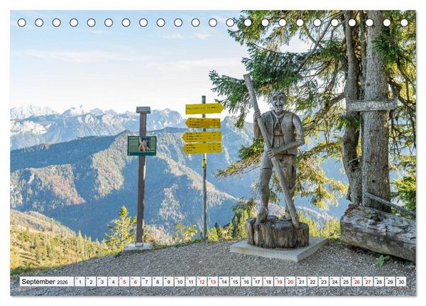 Produktbild: Der Rauschberg (Tischkalender 2026 DIN A5 quer), CALVENDO Monatskalender