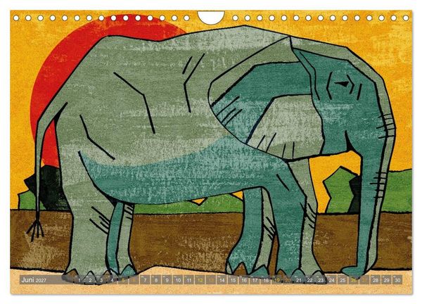Produktbild: Elefanten-Tr&auml;ume (Wandkalender 2027 DIN A4 quer), CALVENDO Monatskalender