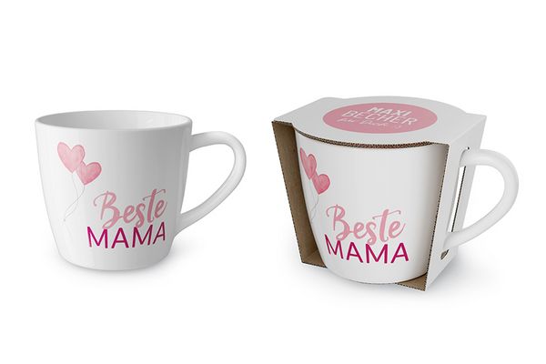 Produktbild: Maxibecher 400ml Beste Mama