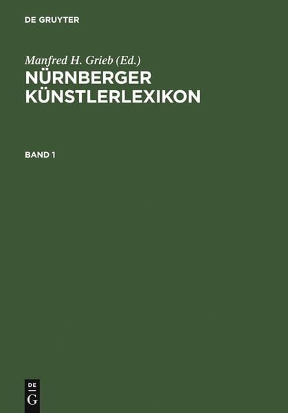 Produktbild: N&uuml;rnberger K&uuml;nstlerlexikon