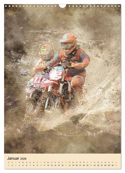 Produktbild: Motocross - Sport der Extreme (Wandkalender 2026 DIN A3 hoch), CALVENDO Monatskalender