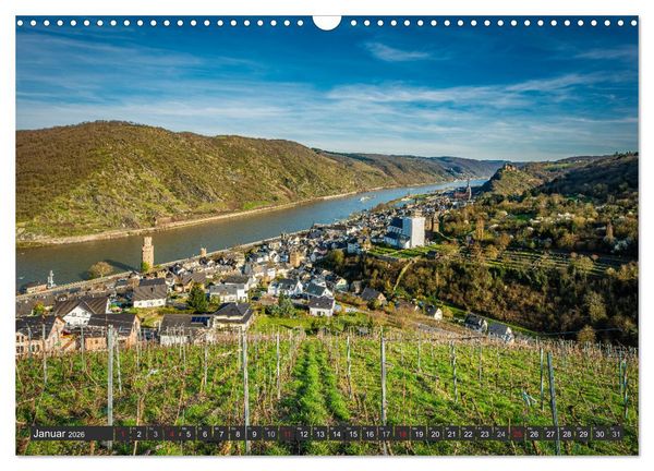 Produktbild: Oberwesel - Stadt der T&uuml;rme (Wandkalender 2026 DIN A3 quer), CALVENDO Monatskalender