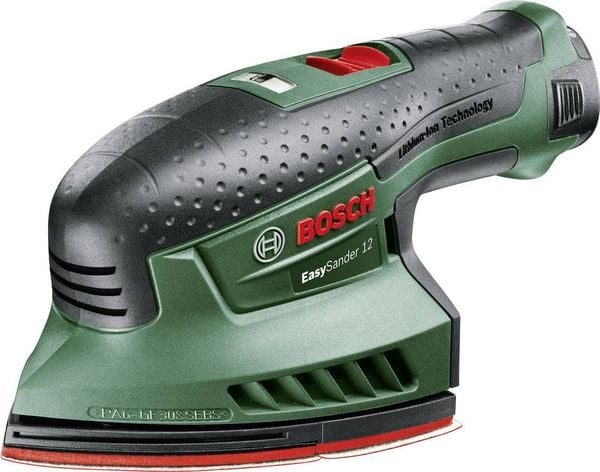 Produktbild: Bosch Home and Garden EasySander 12 0603976909 Akku-Multischleifer inkl. Akku, inkl. Koffer 12 V 2 Ah Anzahl mitgelieferte Akkus 1
