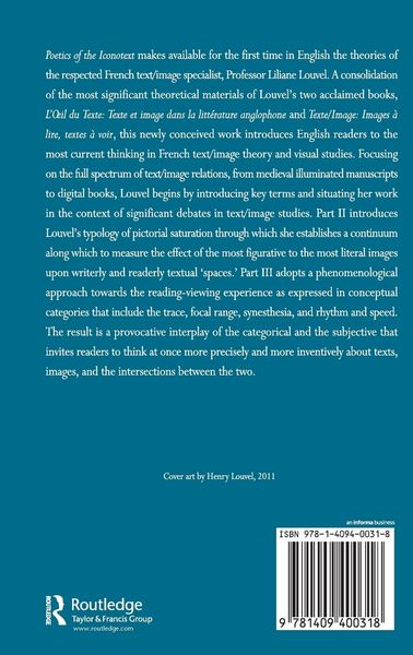 Produktbild: Poetics of the Iconotext