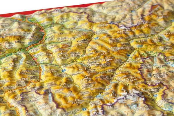 Produktbild: Markgraf, A: Reliefpostkarte Graub&uuml;nden