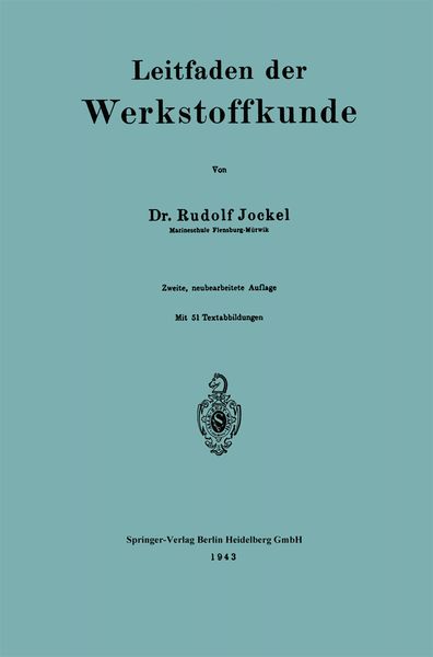 Produktbild: Leitfaden der Werkstoffkunde