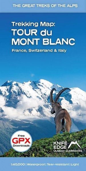 Produktbild: Tour du Mont Blanc Trekking Map
