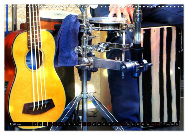 Produktbild: Percussion - Rhythmus im Blut (Wandkalender 2026 DIN A3 quer), CALVENDO Monatskalender