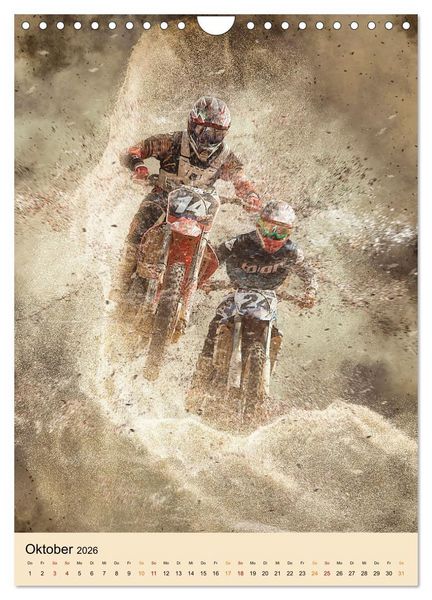 Produktbild: Motocross - Sport der Extreme (Wandkalender 2026 DIN A4 hoch), CALVENDO Monatskalender