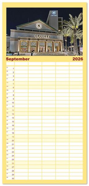 Produktbild: Familienplaner 2026 - So sch&ouml;n ist New Orleans mit 5 Spalten (Wandkalender, 21 x 45 cm) CALVENDO