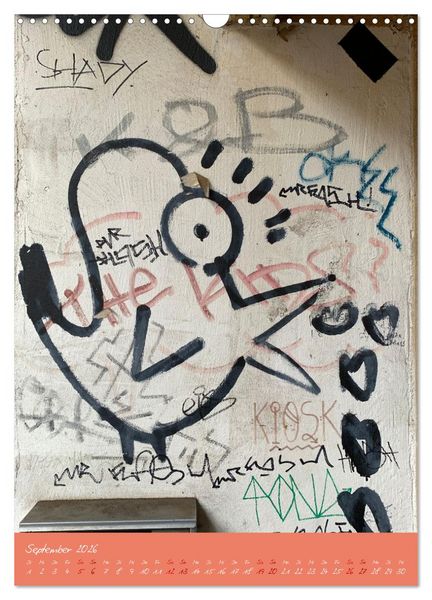 Produktbild: LOVE HAMBURG - STREET ART (Wandkalender 2026 DIN A3 hoch), CALVENDO Monatskalender