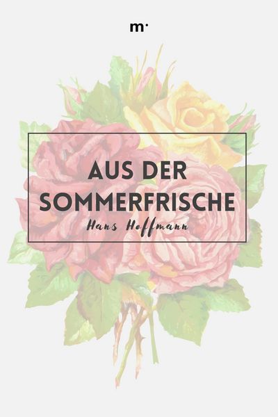 Produktbild: Aus der Sommerfrische