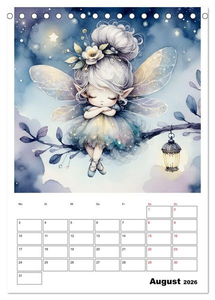 Produktbild: Schlummernde Magie (Tischkalender 2026 DIN A5 hoch), CALVENDO Monatskalender