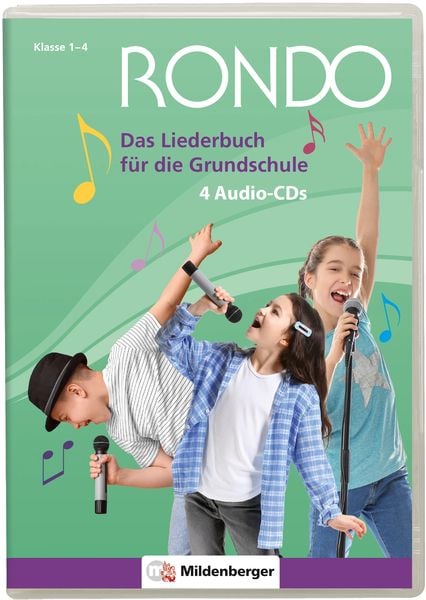 RONDO - Das Liederbuch für die Grundschule - 4 Audio CDs