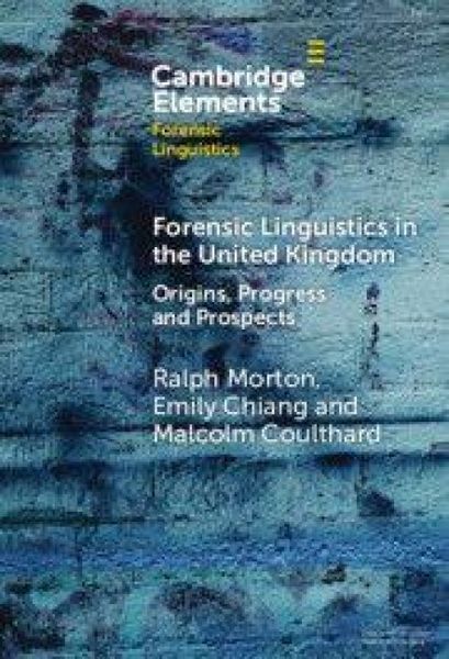 Produktbild: Forensic Linguistics in the United Kingdom