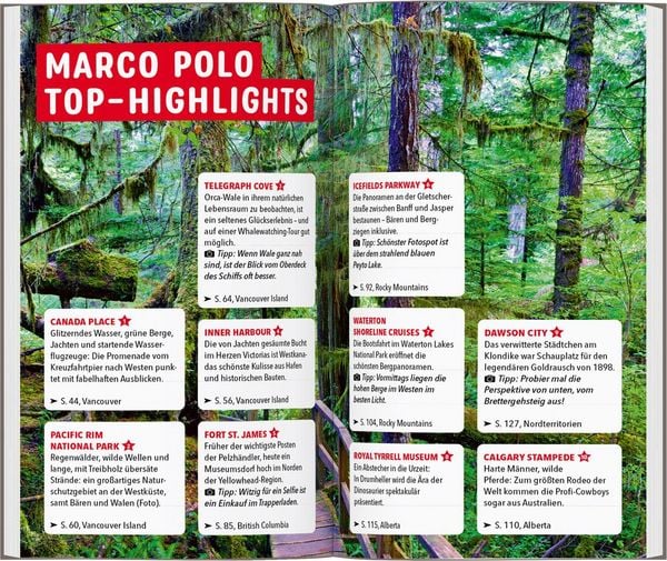 Produktbild: MARCO POLO Reisef&uuml;hrer Kanada West, Rocky Mountains, Vancouver