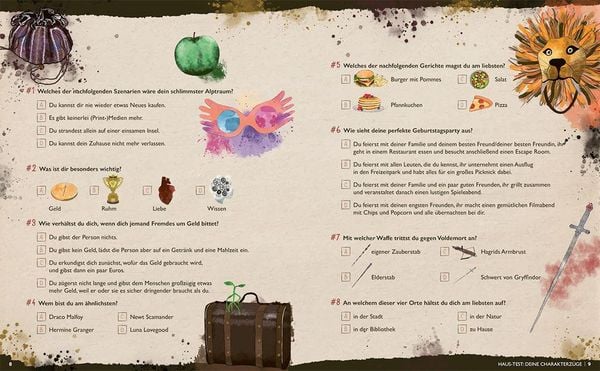 Produktbild: Der gro&szlig;e magische Haus-Test. Das inoffizielle Harry Potter Testbuch