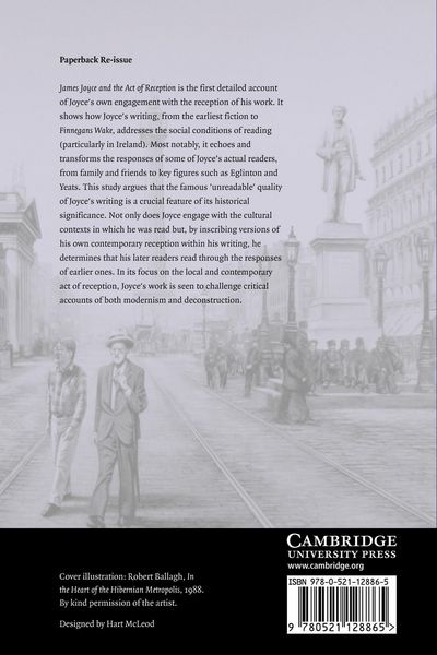 Produktbild: James Joyce and the Act of Reception
