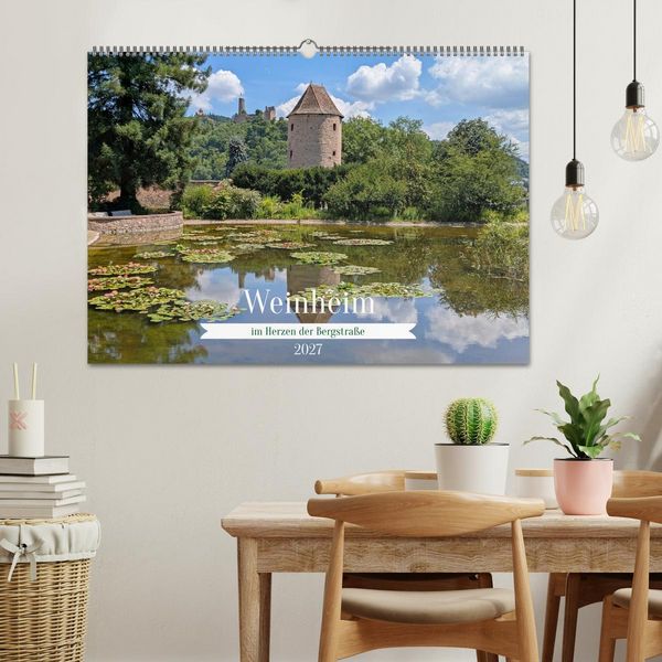 Produktbild: Weinheim im Herzen der Bergstra&szlig;e (Wandkalender 2027 DIN A2 quer), CALVENDO Monatskalender