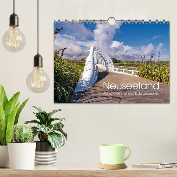 Produktbild: Neuseeland - Wo sich Himmel und Erde begegnen (Wandkalender 2026 DIN A4 quer), CALVENDO Monatskalender
