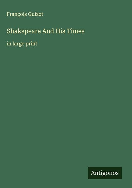 Produktbild: Shakspeare And His Times