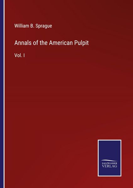 Produktbild: Annals of the American Pulpit