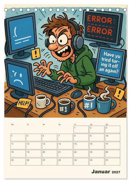Produktbild: Berufe mal anders &ndash; Ein Jahr voller Job-Klischees (Tischkalender 2027 DIN A5 hoch), CALVENDO Monatskalender