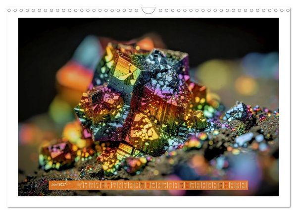 Produktbild: Edelsteine und Kristalle - Makro (Wandkalender 2027 DIN A3 quer), CALVENDO Monatskalender