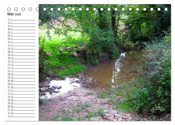 Produktbild: Franziskusweg - Camino di Assisi (Tischkalender 2026 DIN A5 quer), CALVENDO Monatskalender