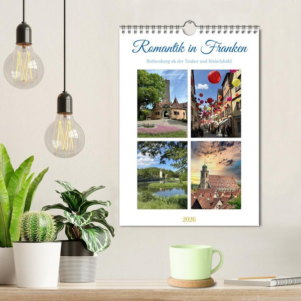 Produktbild: Romantik in Franken (Wandkalender 2026 DIN A4 hoch), CALVENDO Monatskalender