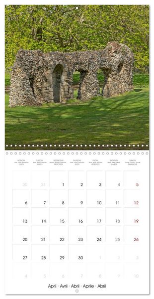 Produktbild: Bury St Edmunds - Historic town in eastern England (Wall Calendar 2026 12 &times; 12 Inch) CALVENDO 12 Month Wall Calendar