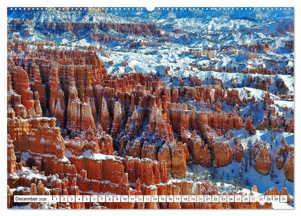 Produktbild: Spectacular Rock Formations in the Western US (Wall Calendar 2026 DIN A2 landscape), CALVENDO 12 Month Wall Calendar