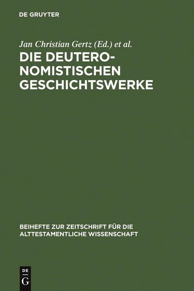 Produktbild: Die deuteronomistischen Geschichtswerke
