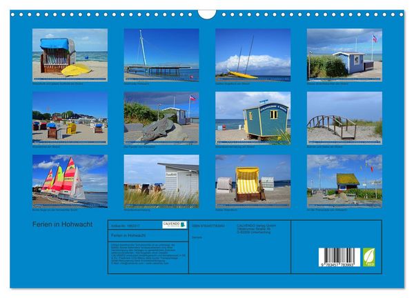 Produktbild: Ferien in Hohwacht (Wandkalender 2026 DIN A3 quer), CALVENDO Monatskalender