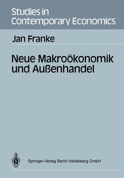 Produktbild: Neue Makro&ouml;konomik und Au&szlig;enhandel