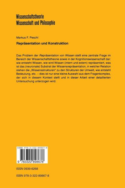 Produktbild: Repr&auml;sentation und Konstruktion