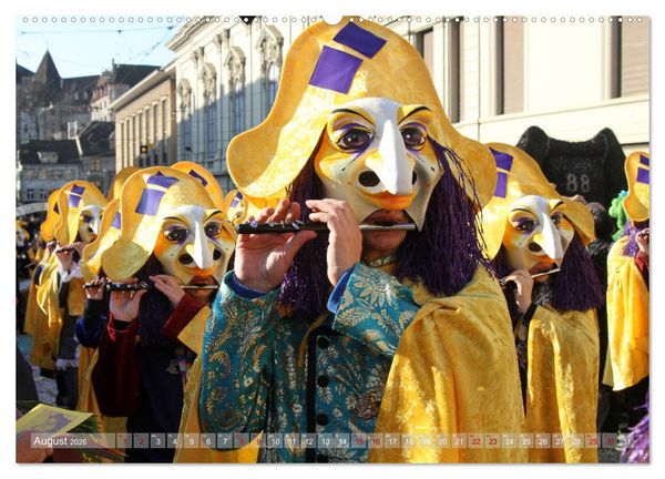 Produktbild: Basels Fasnacht (Wandkalender 2026 DIN A2 quer), CALVENDO Monatskalender