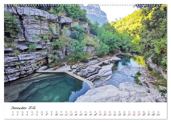 Produktbild: Berge und Meer: ein Vanlife-Abenteuer im Westen Griechenlands (hochwertiger Premium Wandkalender 2026 DIN A2 quer), Kunstdruck in Hochglanz