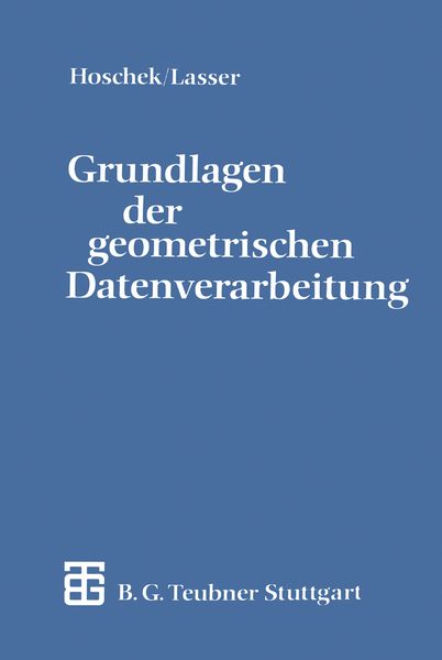 Produktbild: Grundlagen der geometrischen Datenverarbeitung