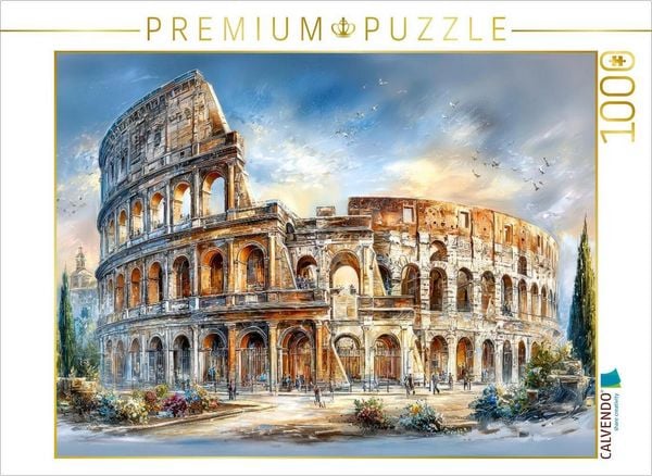 CALVENDO Puzzle Rom - Kolosseum | 1000 Teile Lege-Größe 64x48cm Foto-Puzzle für glückliche Stunden, Sonstige von , Calvendo Puzzle, 4070715410865