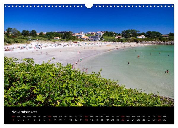 Produktbild: Beaches of Galicia (Wall Calendar 2026 DIN A3 landscape), CALVENDO 12 Month Wall Calendar