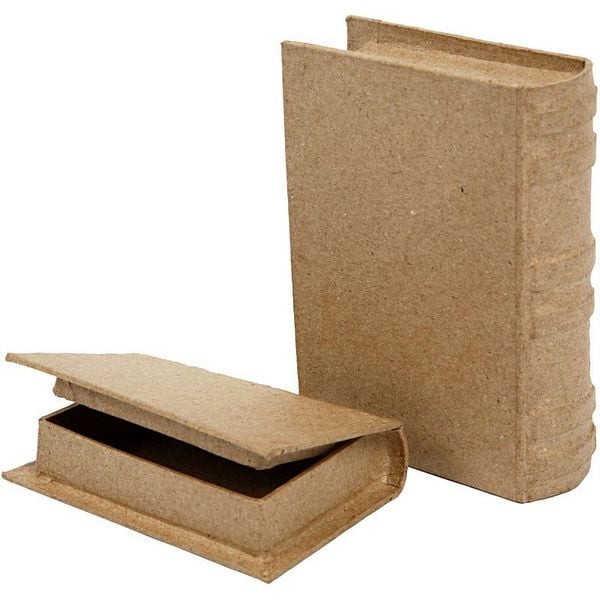 Produktbild: Creativ Company Schachtel in Buchform, Gr&ouml;&szlig;e 8x11 5x2,5 cm, 2er Set